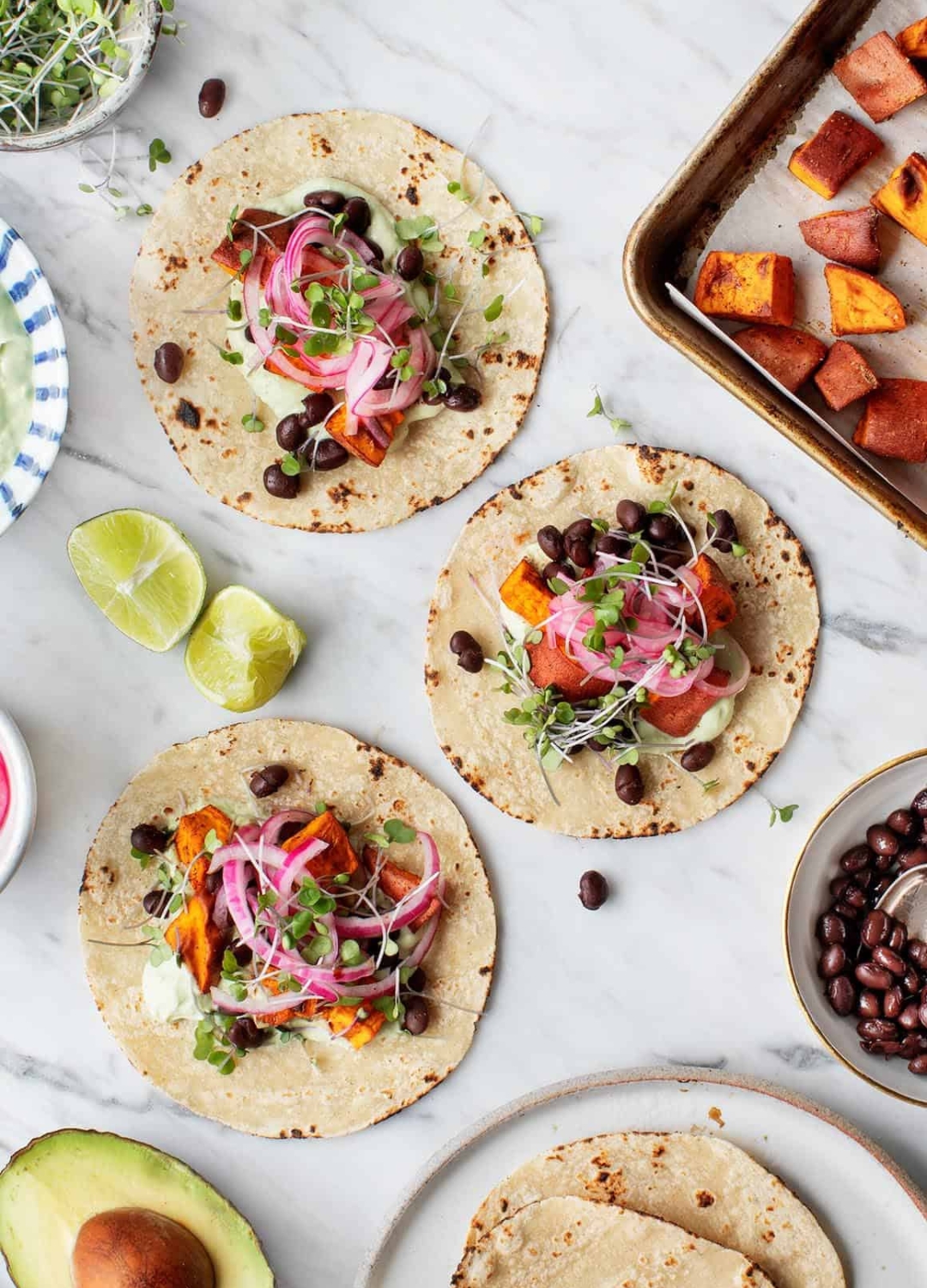 avocado sweet potato taco recipe